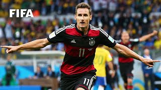 🇩🇪 Miroslav Klose  FIFA World Cup Goals [upl. by Atsillak]