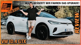 VW ID4 GTX im Test 2024 Alles besser Wir fahren das Upgrade mit 340 PS Fahrbericht  Review [upl. by Nayt]