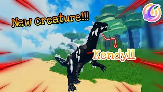 New Creature The Kendyll showcase Creatures of Sonaria  Roblox [upl. by Ramedlav]