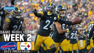 Buffalo Bills vs Pittsburgh Steelers  2023 Preseason Week 2 Game Highlights [upl. by Aihtak]