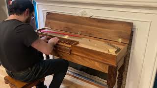 Zuckermann double fretted clavichord [upl. by Necaj226]