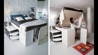 Clever Bed Designs With Integrated Storage For Max Efficiency [upl. by Norra]