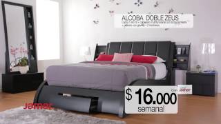 COMERCIAL MUEBLES JAMAR ALCOBA DOBLE ZEUS [upl. by Rehpotsyrhc327]