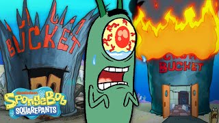 Robot mr krabs runs into chum bucket then explodes [upl. by Yekram318]