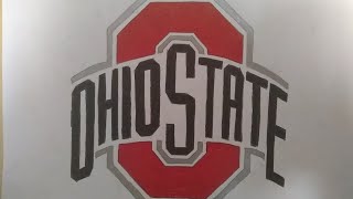 How to draw the Ohio State logo [upl. by Elurd107]