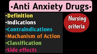 Anti Anxiety Drugs Full Information in Hindi [upl. by Eustace]