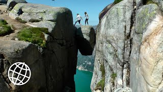 Kjerag Hike and Kjeragbolten Norway Amazing Places [upl. by Lrem]