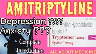 Amitriptyline 10mg  amitriptiline hydrochloride tablets ip  typtomer 10 mg in hindi [upl. by Duff]