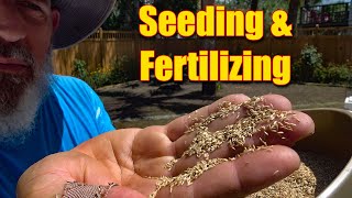 Lawn Starter Fertilizer and Seeding New Lawns [upl. by Ociredef44]