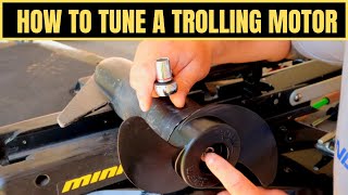 HOW TO TUNE A TROLLING MOTOR  WORKS FOR ANY TROLLING MOTOR [upl. by Zimmermann]