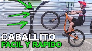 5 TRUCOS para hacer CABALLITO en BICI MTB mas FACIL Y RAPIDO 🚀  CURSO TECNICA MTB 8 [upl. by Bartholomeus]