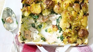 Mary Berrys Fish Pie with Crushed Potato Topping [upl. by Esilec696]