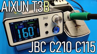 SDG 232 New Aixun T3B JBC Style C210 and C115 Soldering Station also T210 or T115 [upl. by Aneeras172]