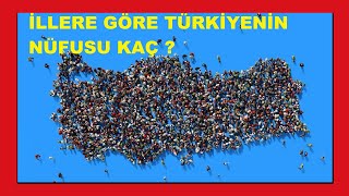 2019 TÜRKİYE İLLERE GÖRE NÜFUS DAĞILIMI  il plaka numaraları  türkiye nüfusu ŞUNA Bİ BAK [upl. by Yrannav289]