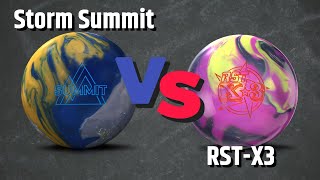 Hybrid Comparison  Storm Summit VS Roto Grip RSTX3  StrikeSeeker Data [upl. by Tedie]