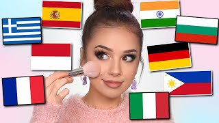 FOREIGN LANGUAGES Makeup CHALLENGE [upl. by Teri]