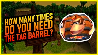 Beating Donkey Kong 64 with as Few Tags as Possible [upl. by Triplett]