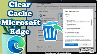 How to Clear Cache in Microsoft Edge  Easy Steps [upl. by Molohs]