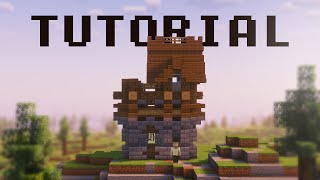 Minecraft Tutorial how to build a Gothic House [upl. by Laurette]