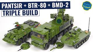 Sluban Pantsir S1  BTR80  BMD2 w more Detail amp Interior  2in1 Builds [upl. by Yance639]