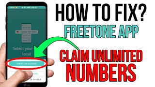 How to Get Unlimited Free Numbers in FreeTone App  FreeTone App for Fake Whatsapp Account 2021 [upl. by Jer]