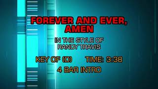 Randy Travis  Forever amp Ever Amen with lyrics [upl. by Wardlaw]