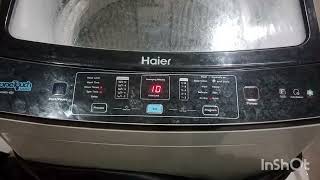 E4 Error code In Haier washing machine [upl. by Verda]