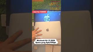 Macbook Air i3 2020 Space Grey 8256gb Just For ₹26500 apple shorts reels gadgets [upl. by Catlee]