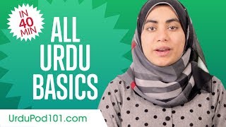 Learn Urdu in 40 Minutes  ALL Basics Every Beginners Need [upl. by Eldredge578]