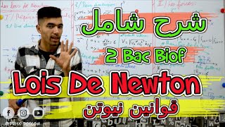 Les Lois de NEWTON  Mécanique  🔻 2 Bac Biof 🔻  قوانين نيوتن  الميكانيك [upl. by Batista]