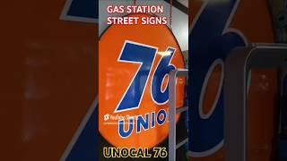 gas station sign fun explore find collectibles original car youtubeshorts subscribe oil👍 [upl. by Weissberg]