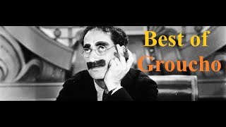 Groucho Marx  FUNNIEST MOVIE LINES [upl. by Tiertza]