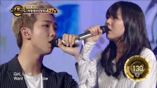 【TVPP】SUB RM BTS  Umbrella 랩몬스터방탄소년단 우산  Duet Song Festival [upl. by Noraha]