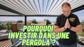 LES POINTS FORTS DE LA PERGOLA BIOCLIMATIQUE immobilier veranda pergola bioclimatic isolation [upl. by Pasho441]