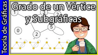 Grado de los Vértices y Subgráficas  Definiciones y Ejemplos  Teoría de Gráficas 4 [upl. by Juliet486]