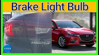 How to Replace Brake Light Bulb  Mazda 3 20142018 [upl. by Hedberg]