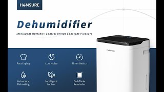 HUMSURE 4500 SqFt 70 Pint Dehumidifier Basement [upl. by Christabelle]