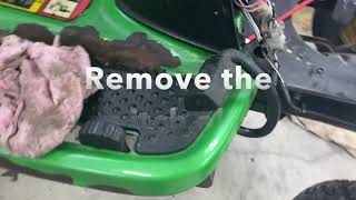 John Deere PTO Clutch Removal and Replacement Video LA145 3 MINUTES [upl. by Adnahcir997]