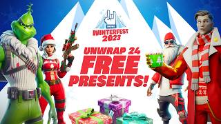 Fortnite Winterfest 2023 ALL PRESENTS [upl. by Dovev]