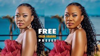 Free Color Grading Preset in photoshop For Better Skin Tones [upl. by Anerac]