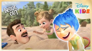 Joy and Sadness Reminisce on Rileys Memories  Inside Out  Disney Kids [upl. by Mannos]