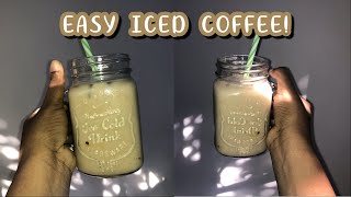 HOW TO MAKE ICED COFFEE WITH POWDERED CREAMER  QUICK AND EASY [upl. by Enyad]