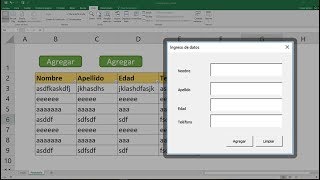 Como hacer formularios en Excel Con y sin programación [upl. by Hadwin]