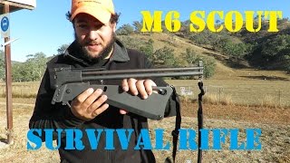 M6 Scout Survival Rifle  Review and Shooting [upl. by Annirak]