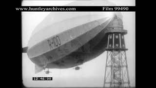 R100 and R101 Airships Archive film 99490 [upl. by Emil]