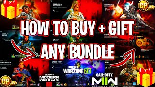 How to BUY  GIFT ANYREMOVED BUNDLES in Warzone 2MW3MW2 [upl. by Sontich]