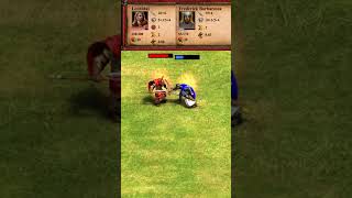 Leonidas vs Frederick Barbarossa AoE2 Shorts [upl. by Melmon]