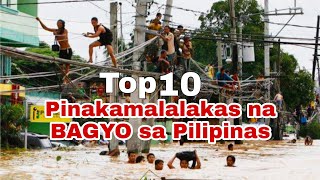 10 PINAKA MALAKAS NA BAGYONG TUMAMA SA PILIPINAS  Strongest Typhoon in the Philippines As Of 2023 [upl. by Apoor]