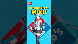 Hatsune Mikus Bizarre Dominos Ad [upl. by Horter]