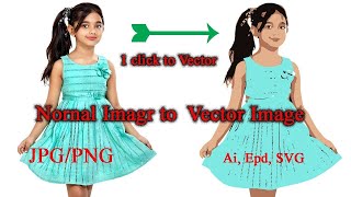 Convert JPG to vector image with Vector Magic Software and Download [upl. by Einnos]